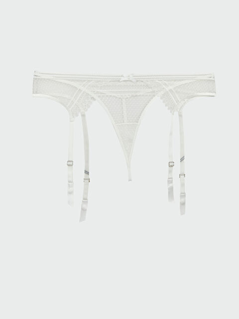 LCW DREAM Dantelli Tanga Külot ve Jartiyer Kemeri - S5PA75Z8-FDU