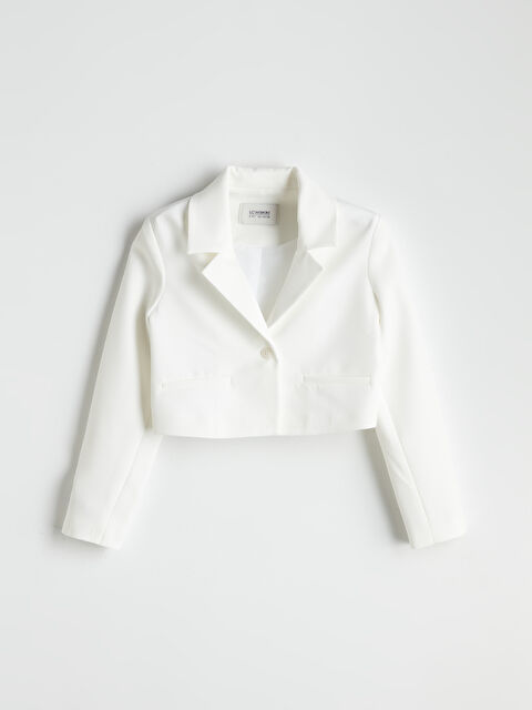 LCW Kids Kız Çocuk Crop Blazer Ceket - S5PB71Z4-Q6K