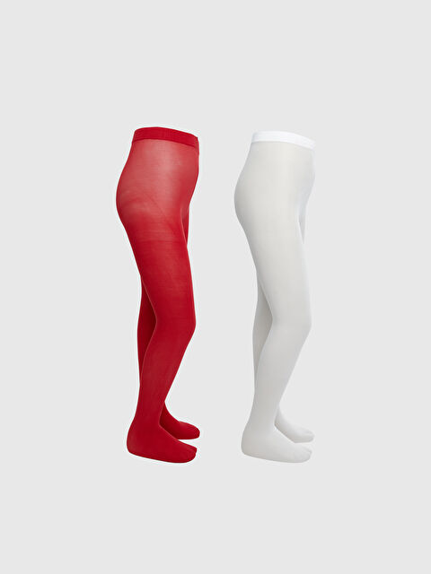 LCW Kids Kız Çocuk İnce Külotlu Çorap 2'li - S5PC32Z4-HMW