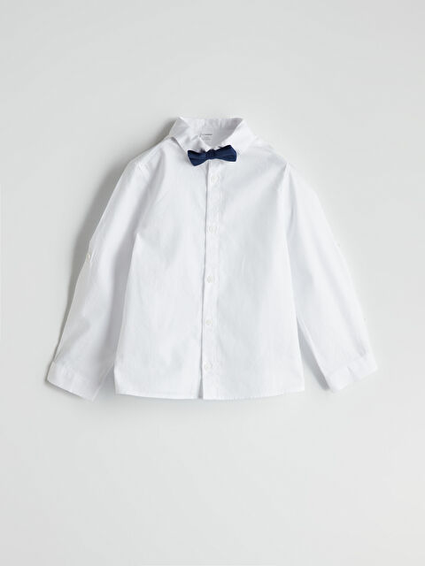LCW Kids Papyonlu Basic Erkek Çocuk Gömlek - S5PC45Z1-Q6K