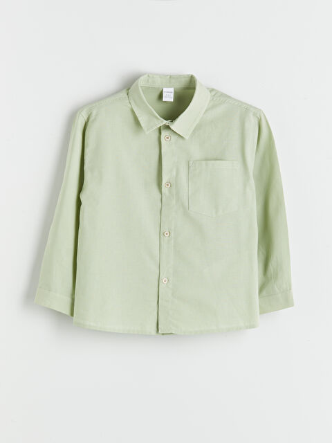 LCW Kids Basic Poplin Erkek Çocuk Gömlek - S5PC49Z1-CVP