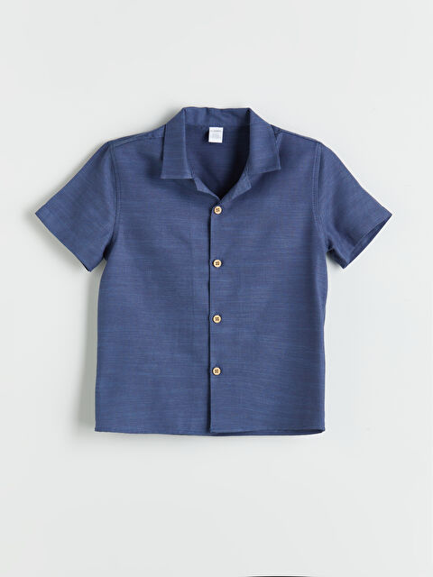 LCW Kids Basic Pamuklu Erkek Çocuk Gömlek - S5PC51Z1-DWP