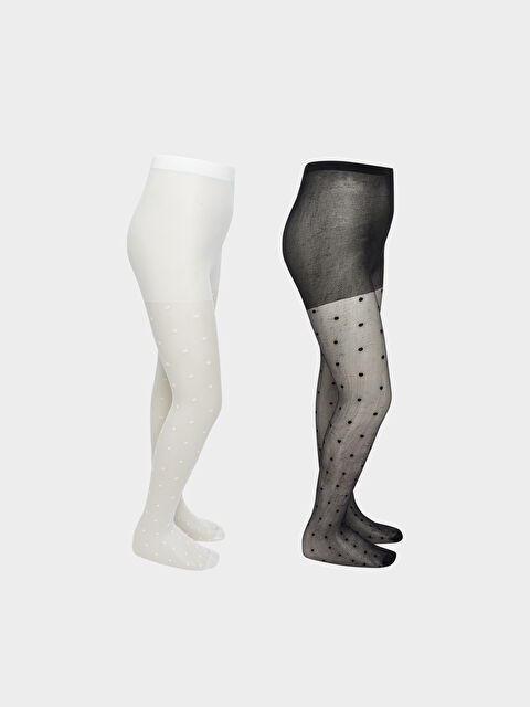 LCW ECO Kız Çocuk İnce Külotlu Çorap 2'li - S5PC62Z4-J5E