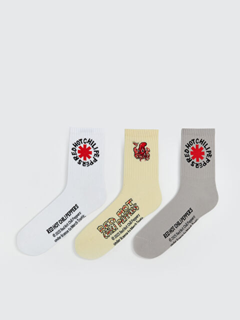 LCW ACCESSORIES Baskılı Erkek Soket Çorap 3'lü - S5PC74Z8-K00