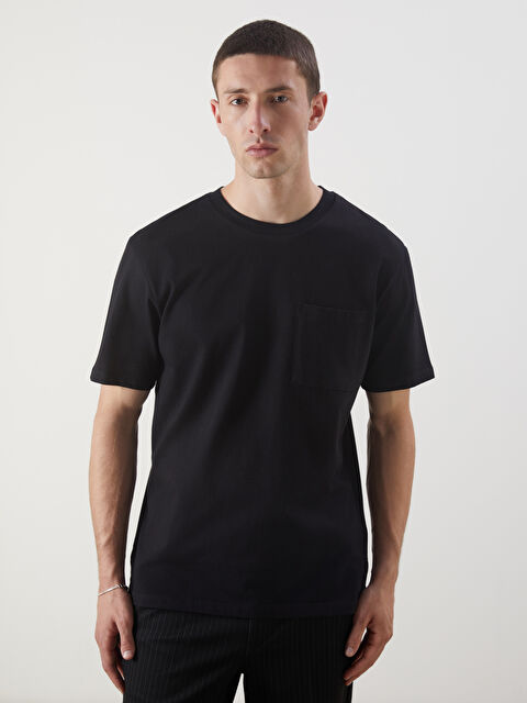 LCW Vision Bisiklet Yaka Erkek Tişört - S5PD55Z8-CVL