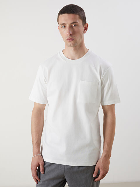 LCW Vision Bisiklet Yaka Erkek Tişört - S5PD55Z8-R9J