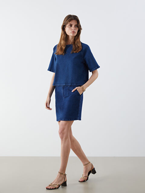 Natuvera Standart Fit Mini Jean Etek - S5PD79Z8-YZA