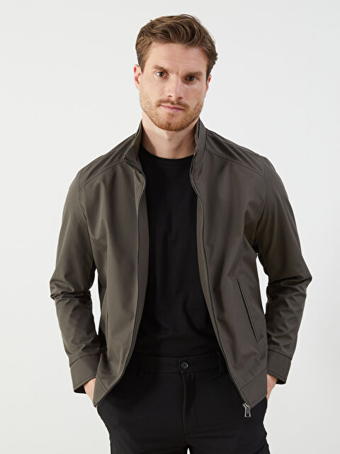 LCWAIKIKI Classic Standart Kalıp Dik Yaka Erkek Mont - S5PE13Z8-V9A