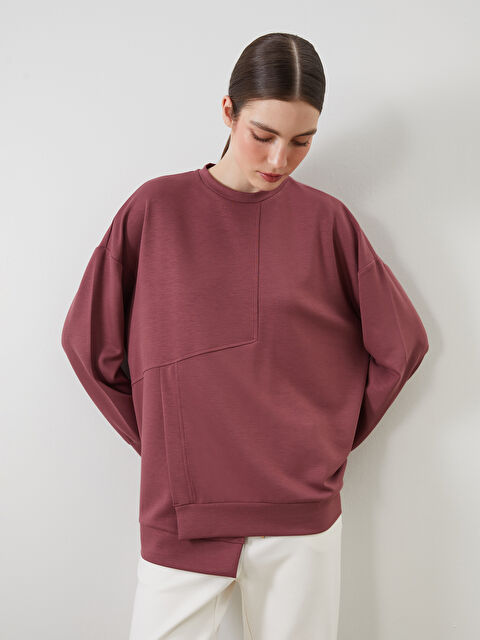 KOOR SPORT Bisiklet Yaka Kadın Sweatshirt - S5PE27Z8-RYJ