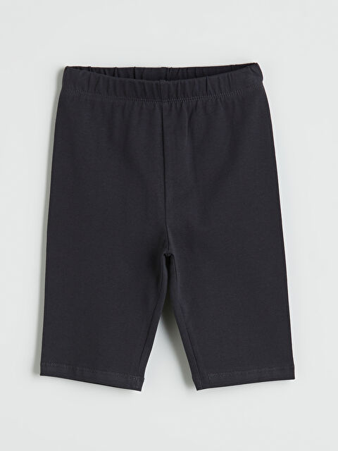 LCW Kids Beli Lastikli Kız Çocuk Kısa Tayt - S5PE34Z1-HGG