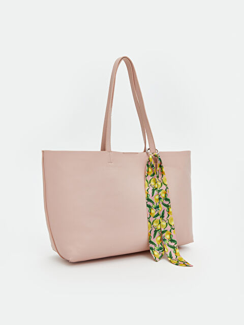 LCW ACCESSORIES Deri Görünümlü Kadın Kol Çantası - S5PE56Z8-CRC