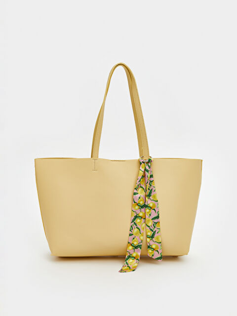 LCW ACCESSORIES Deri Görünümlü Kadın Kol Çantası - S5PE56Z8-CRK