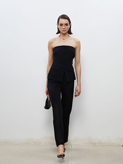 Soulife Standart Fit Kadın Pantolon - S5PE75Z8-CVL