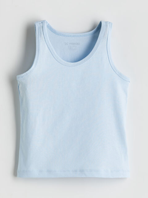 LCW Kids Bisiklet Yaka Basic Erkek Çocuk Atlet