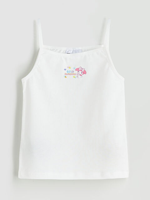 LCW Kids My Melody Baskılı İp Askılı Kız Çocuk Atlet