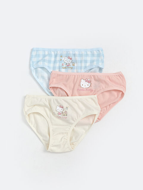 LCW Kids Hello Kitty Baskılı Kız Çocuk Külot 3'lü - S5PF27Z1-FRC