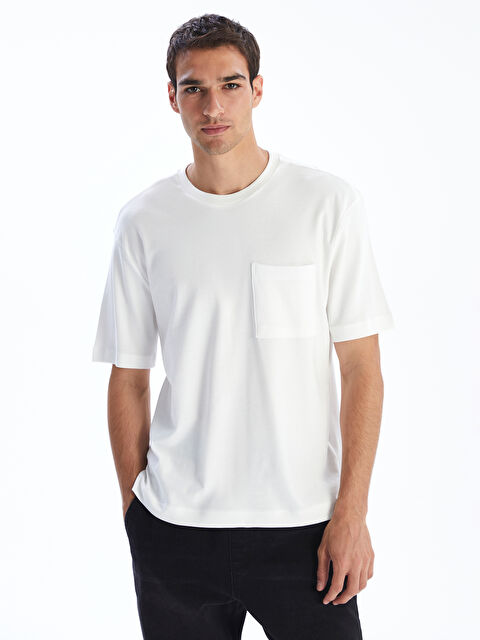 LCW Vision Bisiklet Yaka Erkek Tişört - S5PF39Z8-R9J