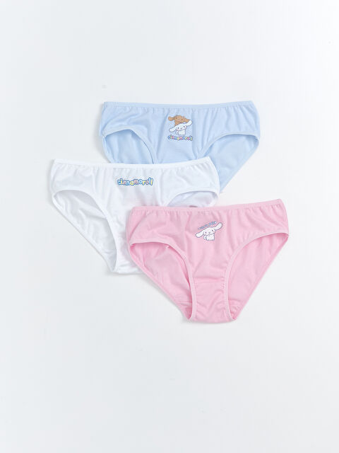 LCW Kids Cinnamoroll Baskılı Kız Çocuk Külot 3'lü - S5PF71Z4-QXB
