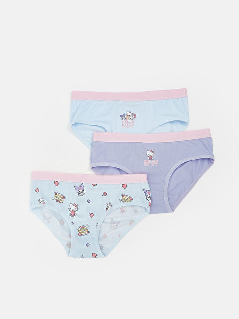 LCW Kids Hello Kitty Desenli Kız Çocuk Külot 3'lü - S5PF75Z4-QWQ