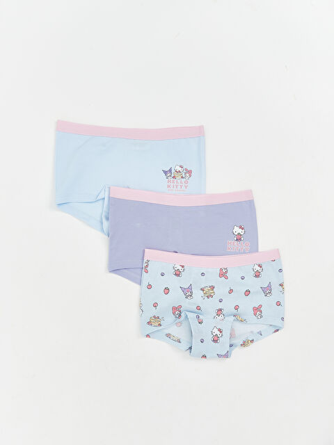 LCW Kids Hello Kitty Desenli Kız Çocuk Boxer 3'lü - S5PF77Z4-QWQ