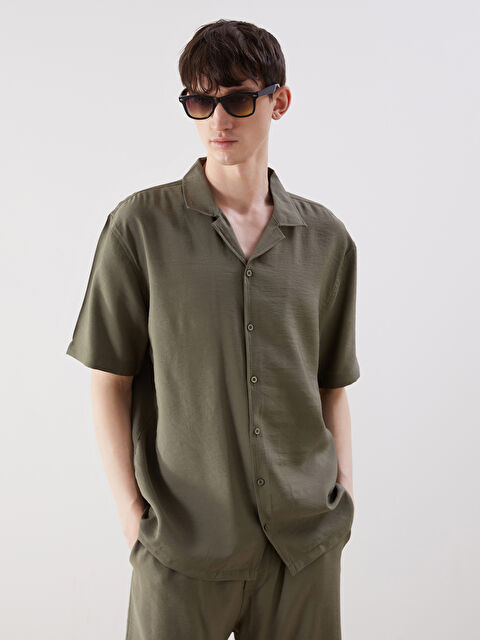 XSIDE Regular Fit Kısa Kollu Erkek Gömlek - S5PG98Z8-J2N