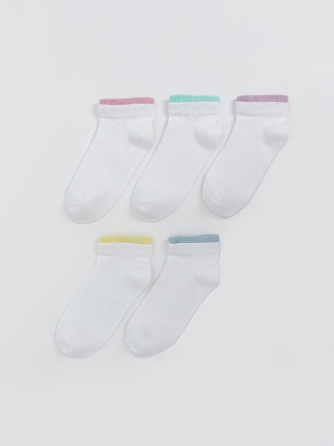 LCW Kids Kız Çocuk Patik Çorap 5'li - S5PH16Z4-JYX