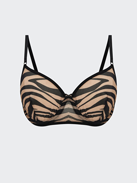 LCW DREAM Balenli Dolgusuz Leopar Desenli Fantezi Tişört Sütyen - S5PH67Z8-LQJ