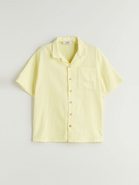 LCW Kids Basic Kısa Kollu Erkek Çocuk Gömlek - S5PI61Z4-FSE