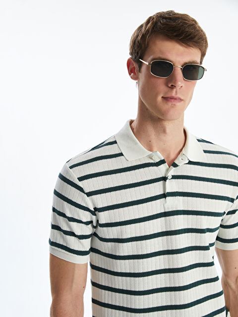 LCW Vision Polo Yaka Çizgili Erkek Tişört - S5PI79Z8-LHD