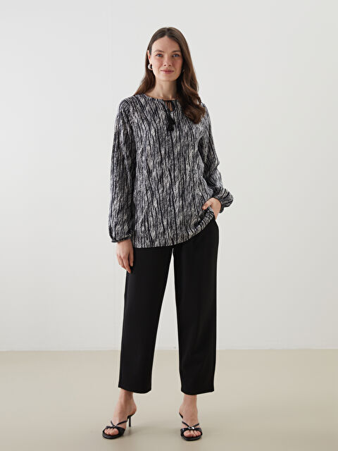 LCW Grace Beli Lastikli Kadın Pantolon - S5PI82Z8-CVL