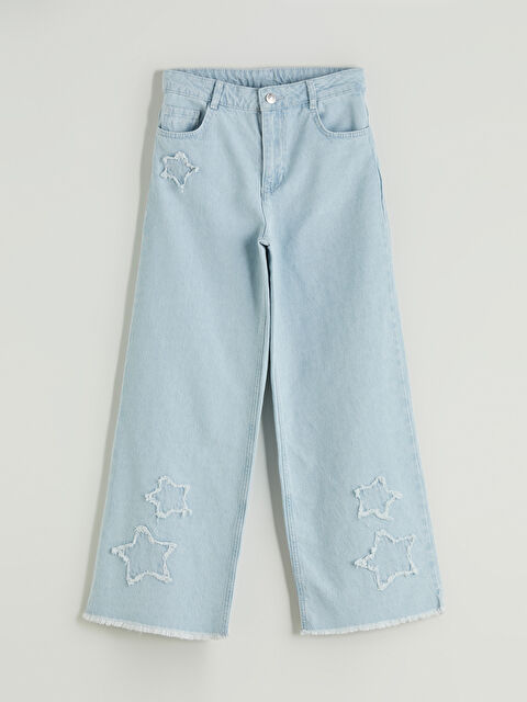 LCW Kids Wideleg Kız Çocuk Jean Pantolon - S5PJ22Z4-LR1