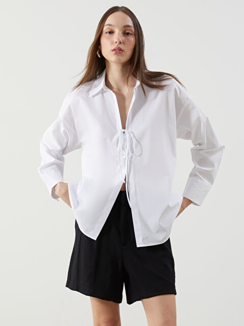 LCW Vision Oversize Kadın Gömlek - S5PJ41Z8-R9J