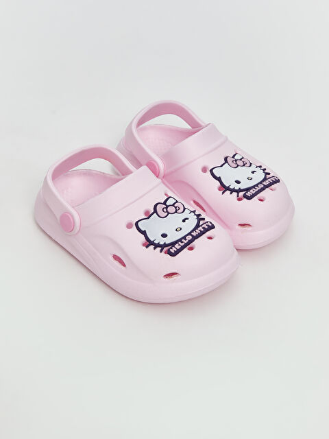 LCW STEPS Hello Kitty Baskılı Kız Çocuk Plaj Sandaleti - S5PJ44Z1-YQ2