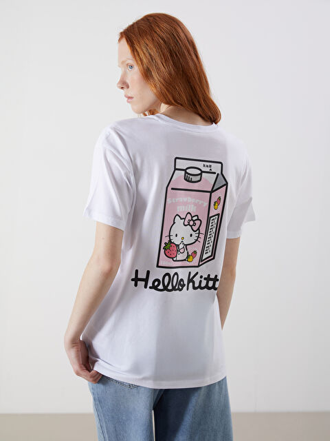XSIDE Crew Neck Hello Kitty Printed Women's T-Shirt - S5PJ50Z8-Q6K