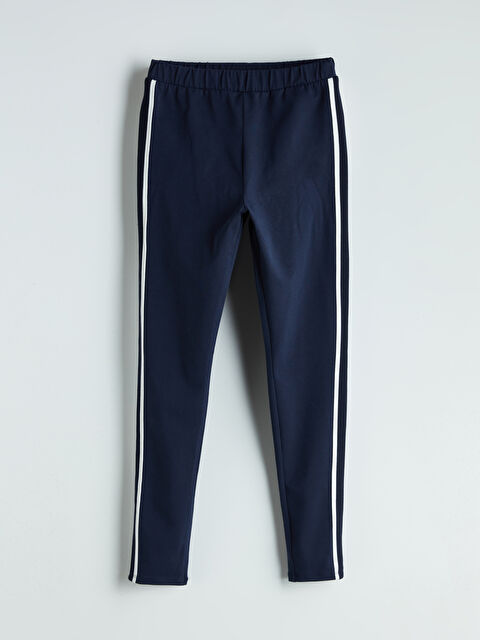 LCW Kids Beli Lastikli Kız Çocuk Uzun Tayt - S5PL19Z4-YQ6