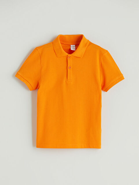 LCW Kids Polo Yaka Basic Erkek Çocuk Tişört - S5PL36Z1-GEE