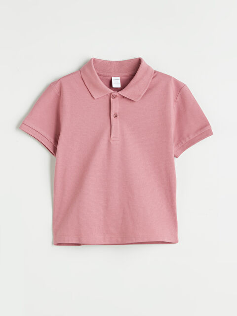 LCW Kids Polo Yaka Basic Erkek Çocuk Tişört - S5PL36Z1-GW8