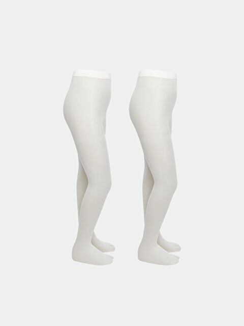 LCW ECO Basic Kız Çocuk Külotlu Çorap 2'li - S5PL82Z4-J5E