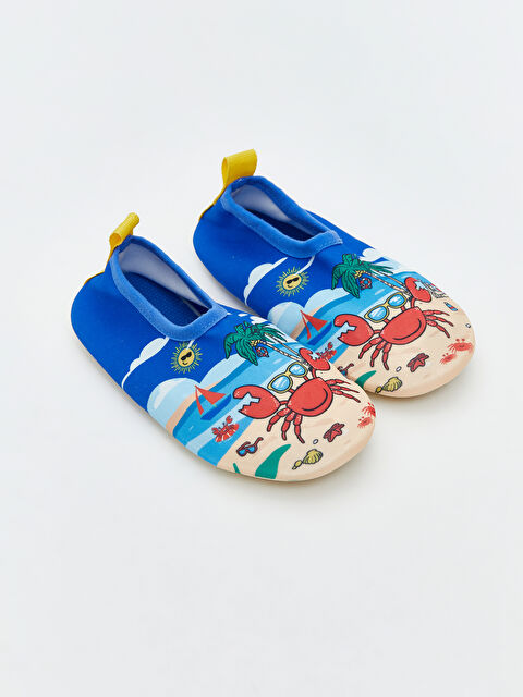 LCW STEPS Baskılı Erkek Bebek Deniz Ayakkabısı - S5PM16Z1-HGU