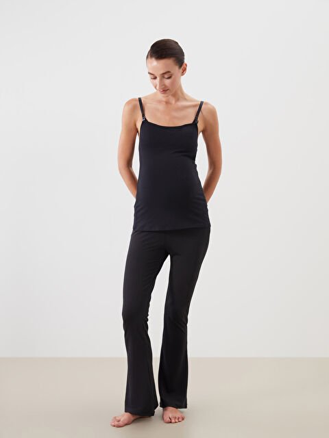 LCW DREAM Beli Lastikli Karın Panelli Hamile Pijama Altı - S5PM48Z8-CVL