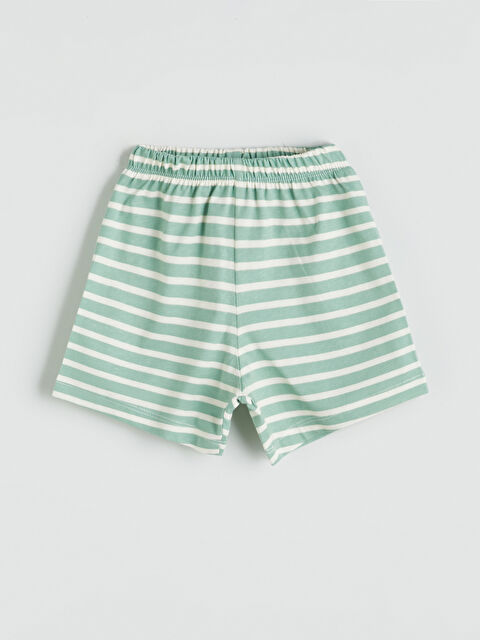 LCW baby Çizgili Erkek Bebek Şort