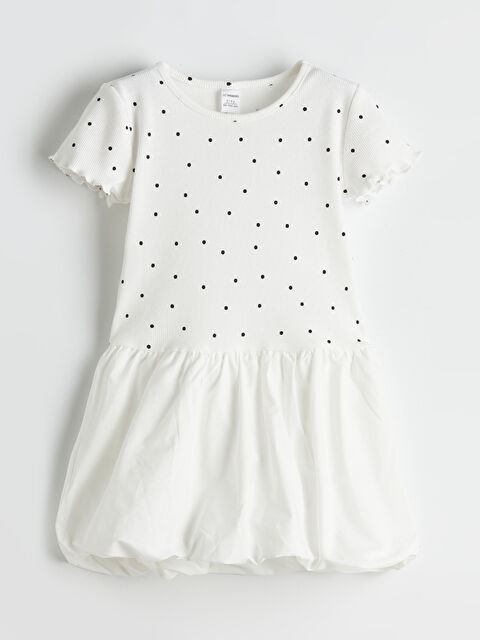 LCW Kids Kız Çocuk Balon Elbise - S5PO27Z1-R9J