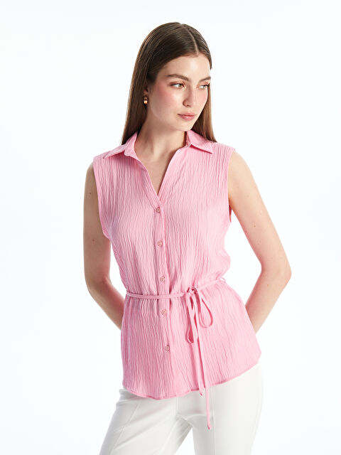 LCWAIKIKI Classic Dokulu Kadın Gömlek - S5PO58Z8-CUK