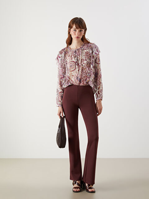 LCW Vision Beli Lastikli Kadın Tayt Pantolon - S5PO84Z8-HFA