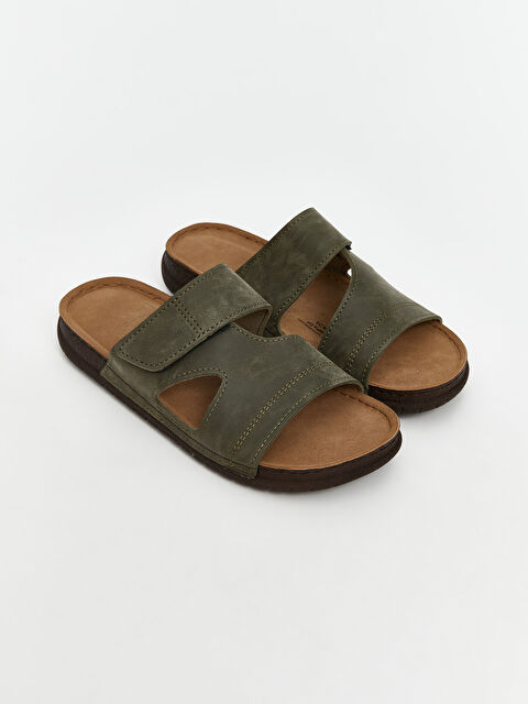 LCW STEPS Süet Görünümlü Erkek Terlik - S5PO90Z8-RLK