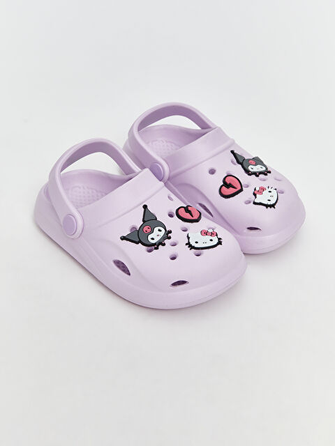 LCW STEPS Kuromi Baskılı Kız Çocuk Plaj Sandaleti - S5PP51Z1-ZXY