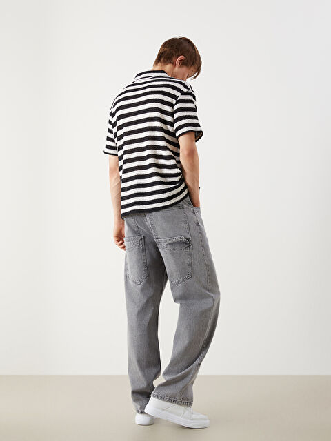 LCW Jeans Baggy Fit Erkek Jean Pantolon - S5PP57Z8-GRD