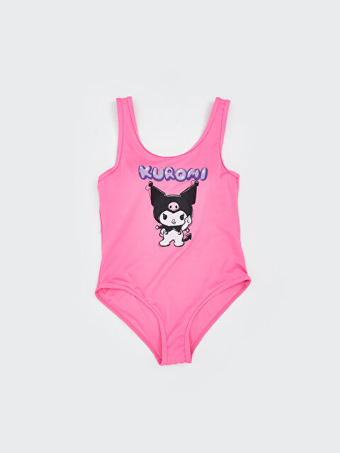 LCW Kids Kuromi Baskılı Kız Çocuk Mayo - S5PP96Z4-FLY