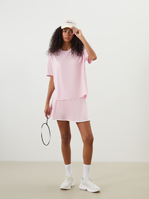 XSIDE ACTIVE Beli Lastikli Kadın Şort Etek - S5PQ07Z8-CUK