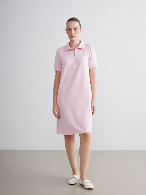 LCWAIKIKI Classic Polo Yaka Mini Elbise - S5PQ41Z8-FYX